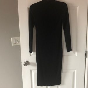 Black long sleeve dress